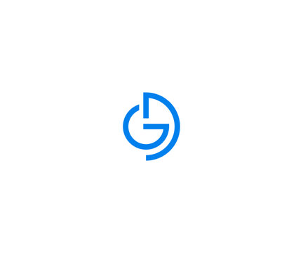 GD, DG Letter Logo Vector Template Abstract Monogram Symbol