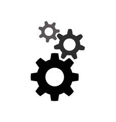 3 gear stacked cluster logo