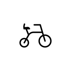 Fototapeta premium toddler bike icon vector design templates