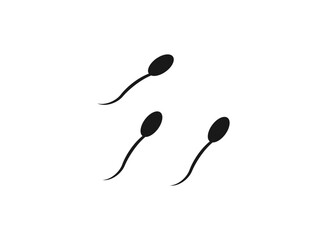Sperm icon. Vector concept illustration for design.