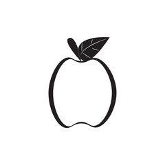 APPLE icon logo vector design template