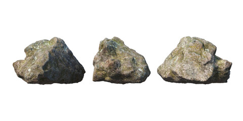 Obraz premium stone Garden decoration on a transparent background 