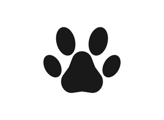 Paw print icon, Paw print sign and symbol vector.