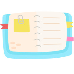 Notebook Element Illustration