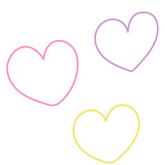 Hearts Element Illustration