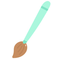 Paintbrush Element Illustration
