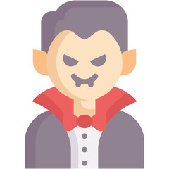 vampire flat icon