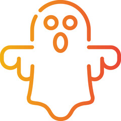 Fototapeta premium ghost gradient icon