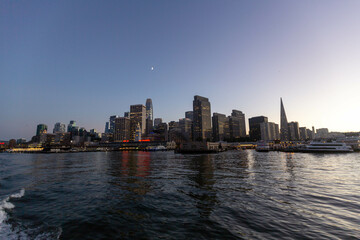 Sunset City view San Francisco California