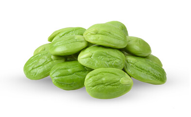 Bitter beans isolated on alpha layer png