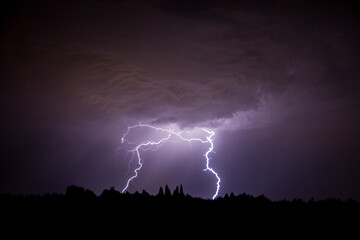 lightning in the night 
STORM