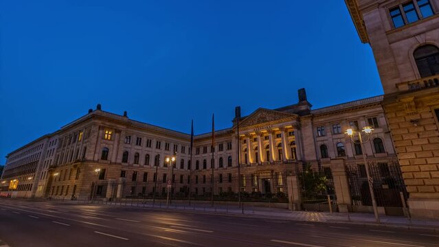 Berlin Federal Council, German Bundesrat, panoramic hyperlapse timelapse Germany