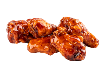 Fried chicken wings with sweet sauce