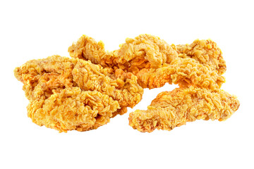 Fried fast food chicken wings