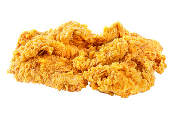 Fried fast food chicken wings