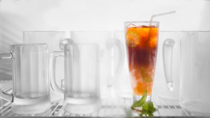 Iced Lemon Tea summer drink