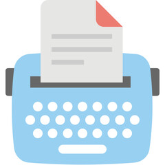 Fototapeta premium Content Writing Vector Icon