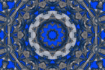 Abstract seamless ornamental pattern vector background