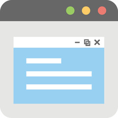 Obraz premium Website Layout Vector Icon