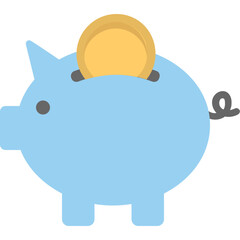Piggy Bank Vector Icon