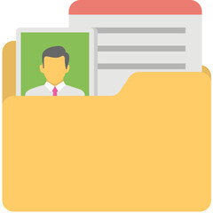 Personal folder Vector Icon