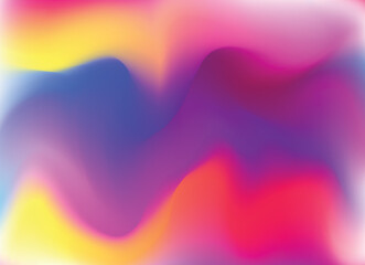 abstract blurred colorful background with curve.