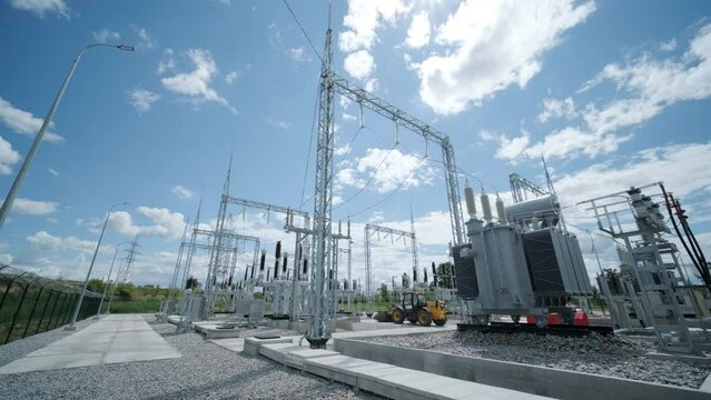 Construction of a transformer substation