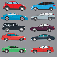 set of cars