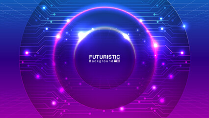 Abstract Technology Background. Futuristic Background Concept. Vector EPS 10