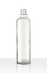 empty glass vodka bottle