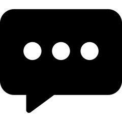 message bubble Isolated Vector Icon

