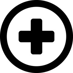 Obraz premium Plus Isolated Vector Icon