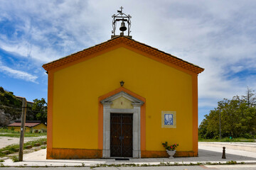 A small church in Castelgrande, a rural village in the province of Potenza in Basilicata, Italy.