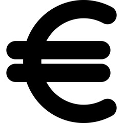 Obraz premium Euro Isolated Vector Icon