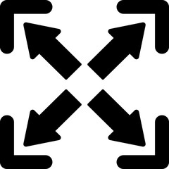 Full screen Isolated Vector Icon

