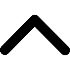 chevron up Isolated Vector Icon

