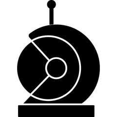 astronaut helmet Isolated Vector Icon


