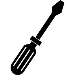 Screwdriver Isolated Vector Icon

