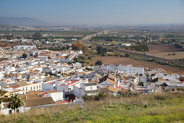 The view from the castle Almodovar Del Rio, Spain	