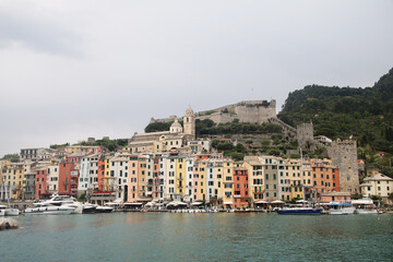 Fototapeta na wymiar Portovenere town, Cinque Terre national park, Italy 