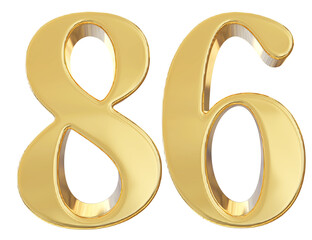 3d golden number 86