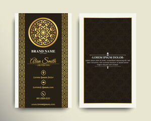 Luxury ornamental logos and business cards template