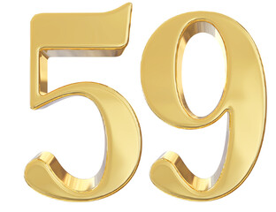 3d golden number 59