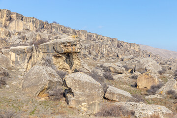 Fototapeta premium Gobustan (Qobustan) reserve, Azerbaijan