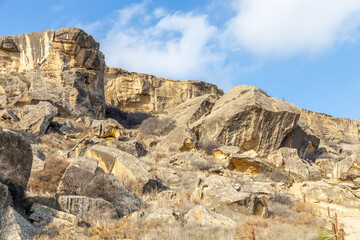 Fototapeta na wymiar Gobustan (Qobustan) reserve, Azerbaijan