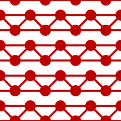 Circles, lines ornament. Geometric background. Line, circle shapes seamless pattern. Stripes, rounds ornate. Folk image. Tribe motif. Ethnic wallpaper. Digital paper, textile print, web design, vector