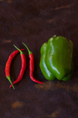 czerwona papryczka chili przyprawa gotowanie ostra uprawa świeża surowa zielona - obrazy, fototapety, plakaty