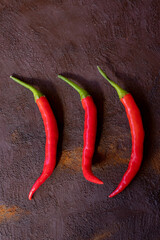 czerwona papryczka chili przyprawa gotowanie ostra uprawa świeża surowa - obrazy, fototapety, plakaty
