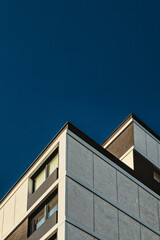 modern office building with sky