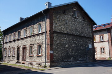 Historic miners’ settlement in the district of Piaski. Residential estates (called «familok» in...